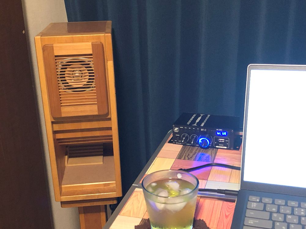 自作スピーカーで楽しむ